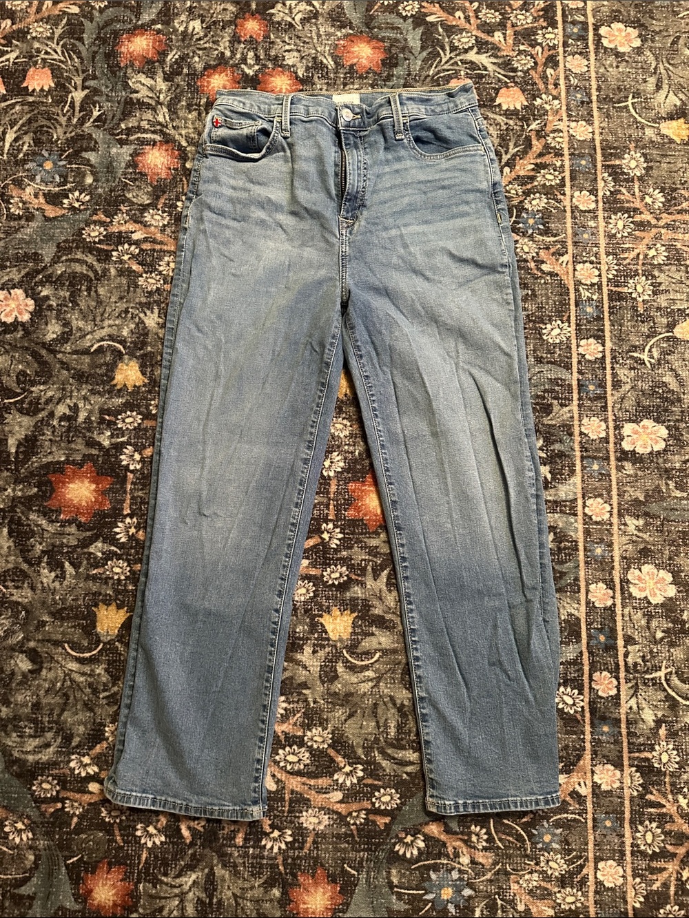 Hudson Jeans Light Blue Relaxed Straight Jeans